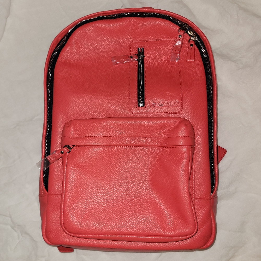 NWOT Christopher Straub village leather backpack